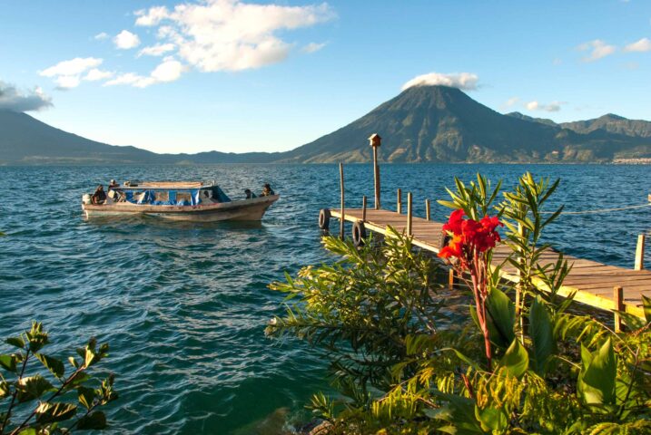 A dock on Lake Atitlan.