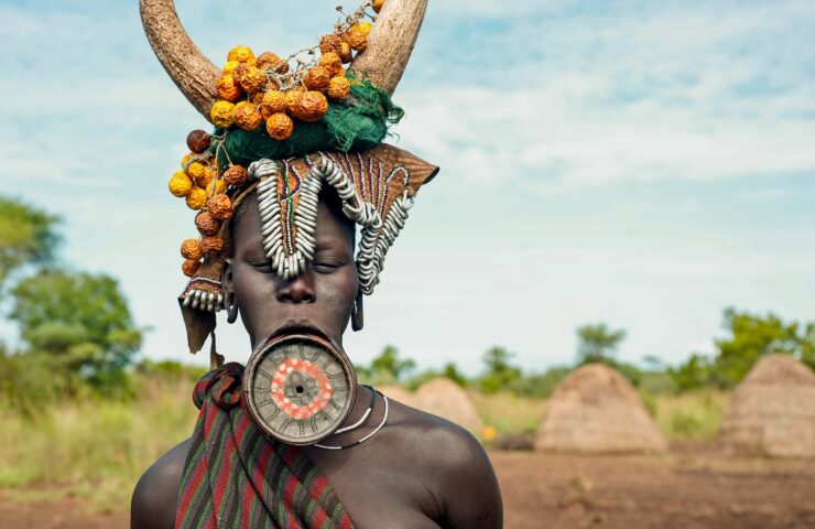 An Ethiopian woman.