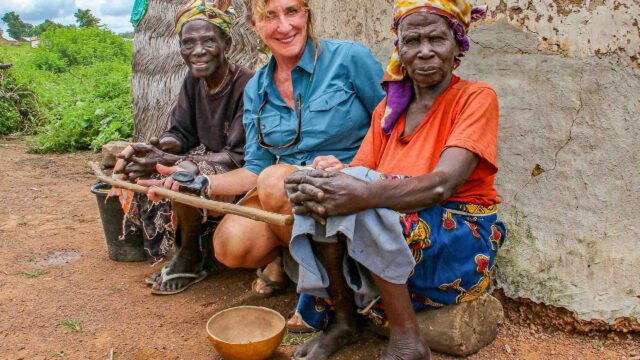 Three women in Ghana.