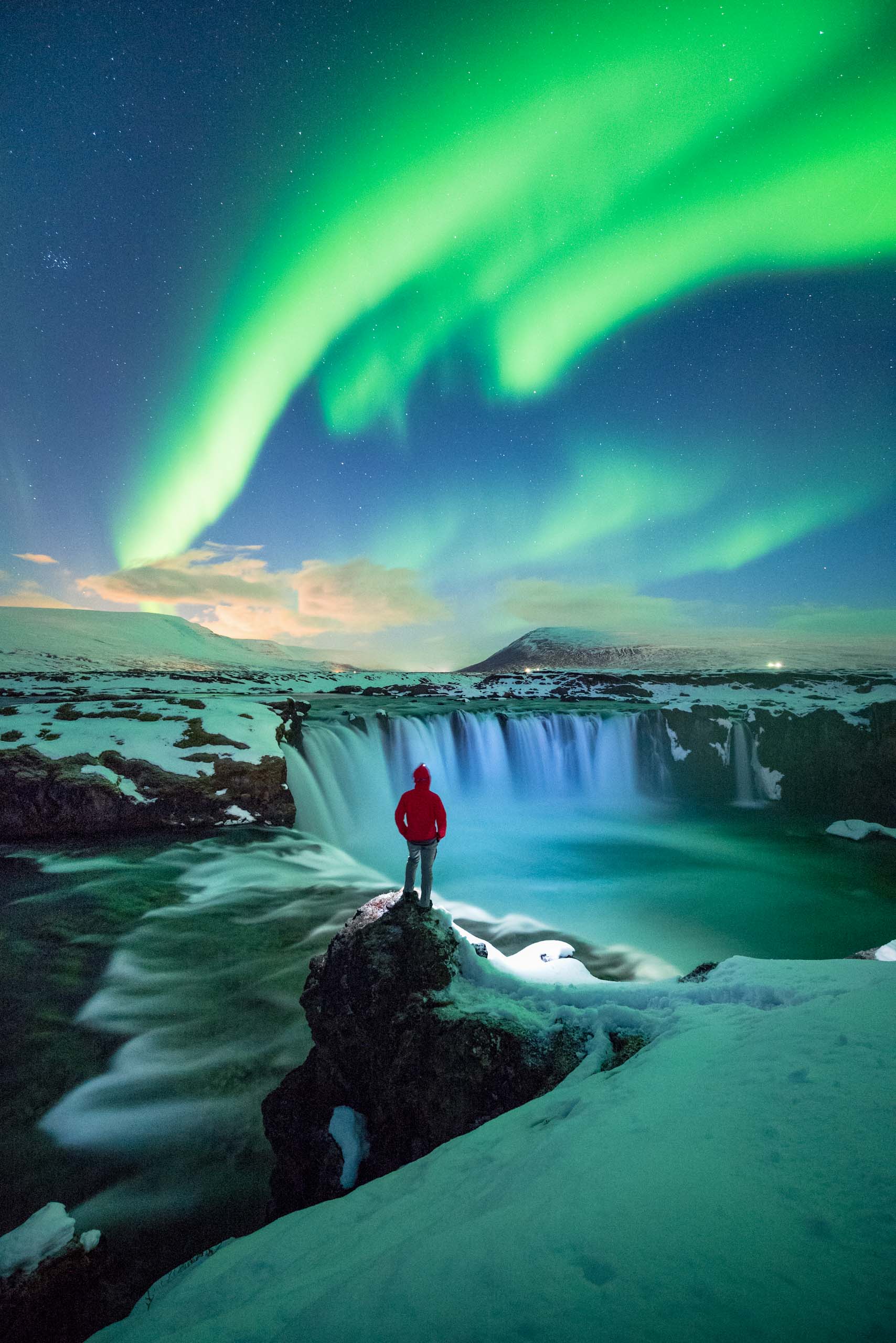 Northern lights in Iceland.