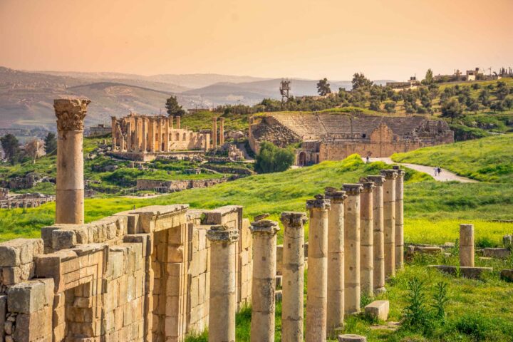 Jersh ruins in Jordan.