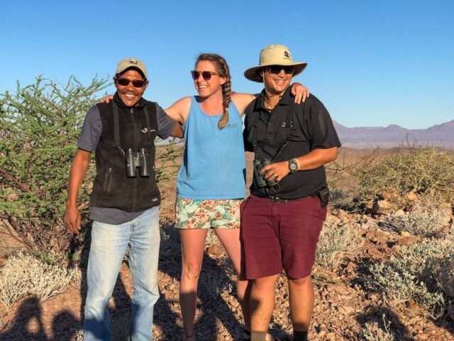 Tourists in Namibia.