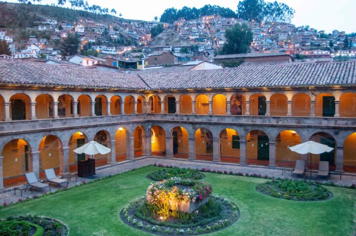 A courtyard in peru.