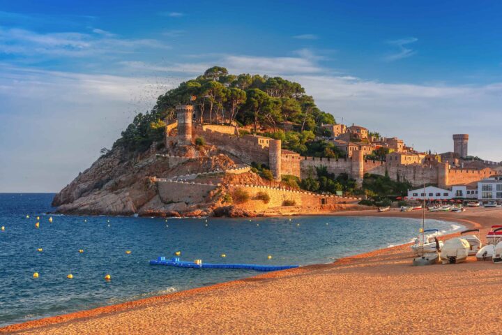 Granplatja beach in Spain.